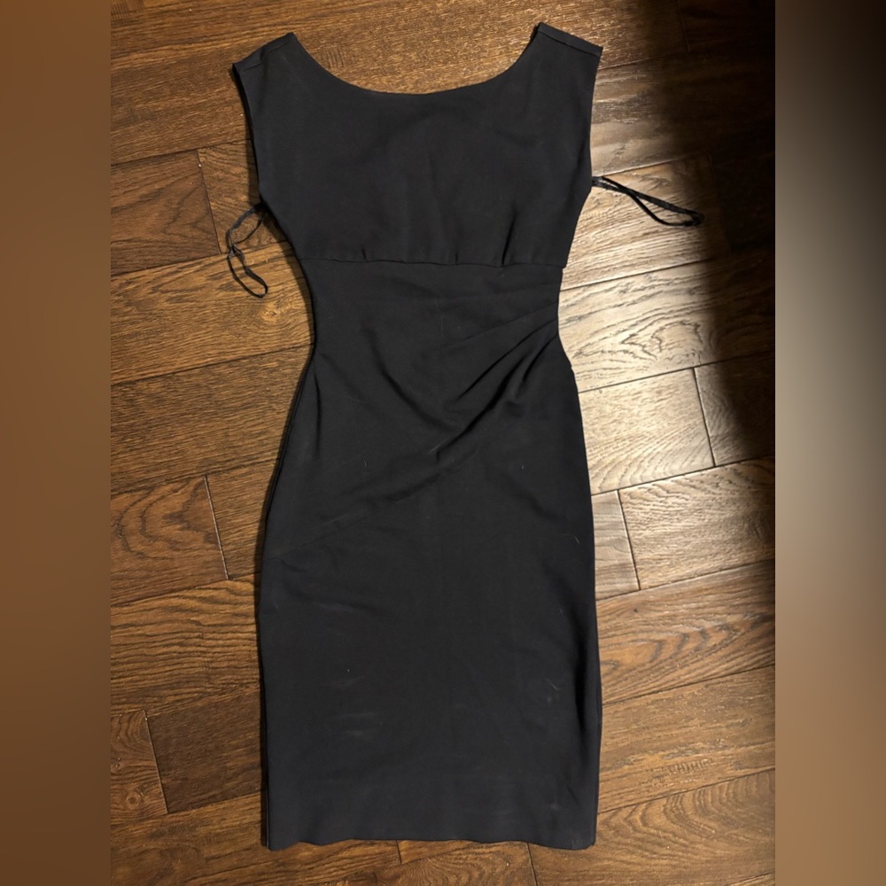 Diane Von Furstenberg Navy Midi Dress